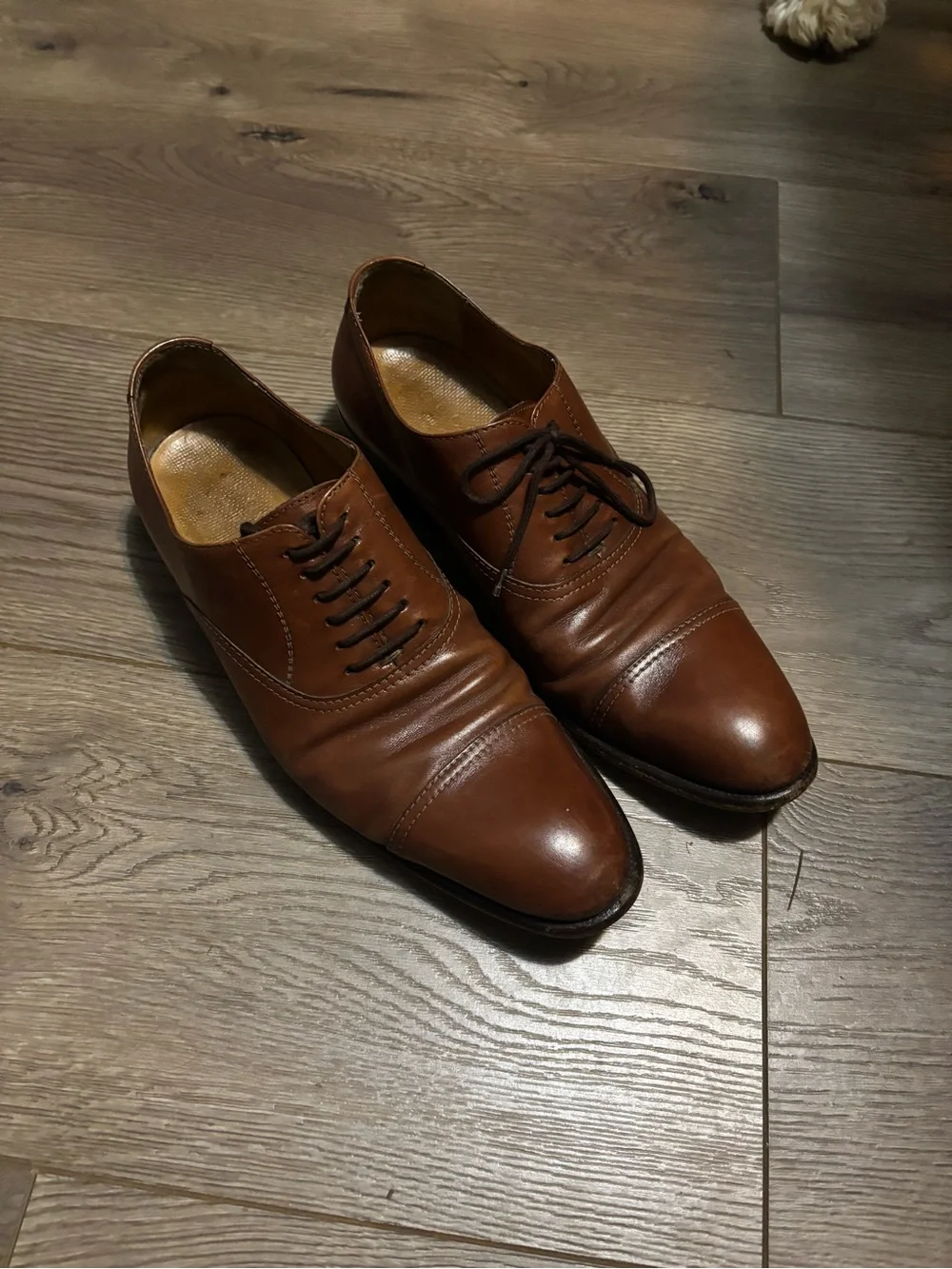 Men's Gucci Cap Toe Oxfords.